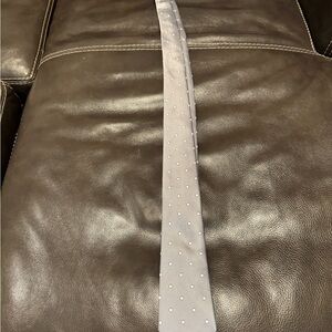 Banana Republic Gray Polka Dot Tie